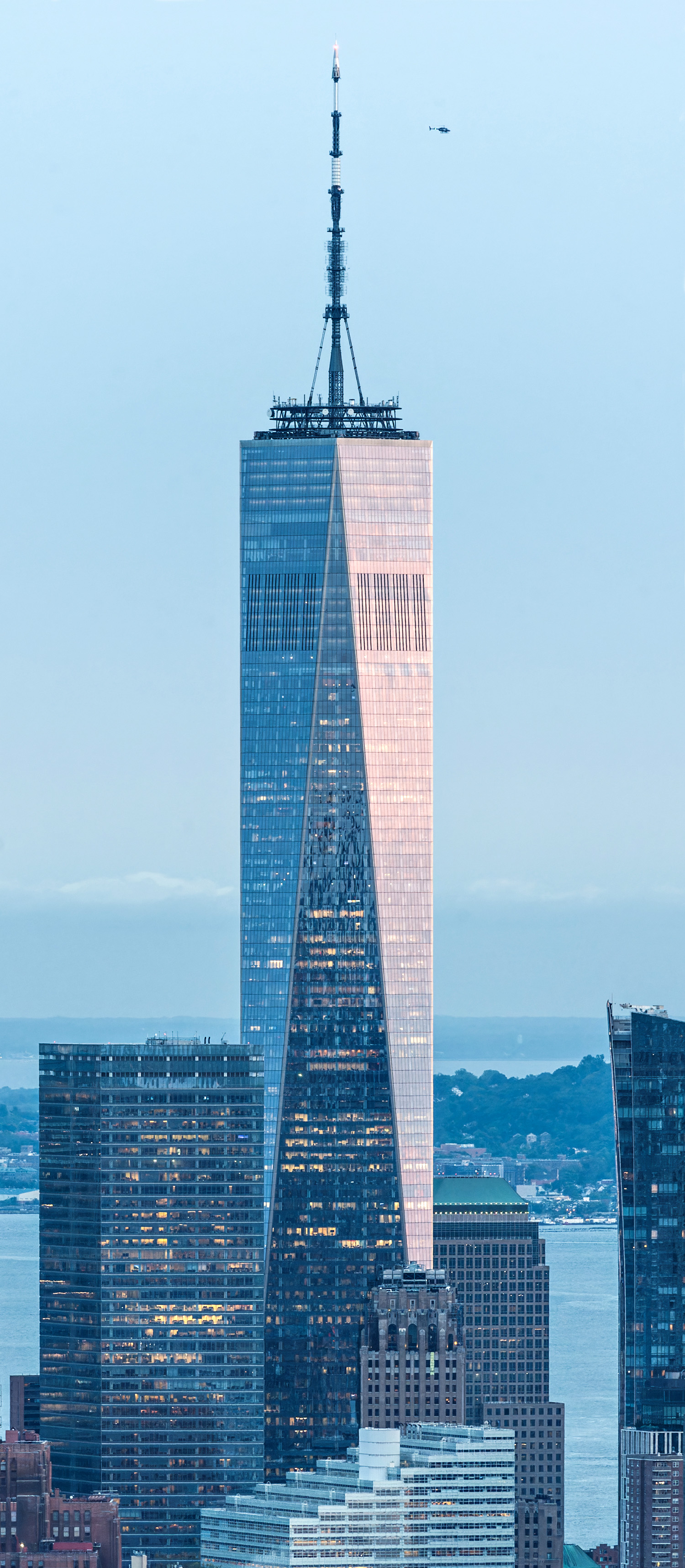 One World Trade Center, New York City - View from Top of the Rock. © Mathias Beinling